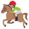 Horse Racing - Medium emoji on Emojione